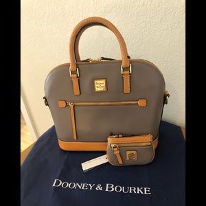 NWT Dooney & Bourke Satchel + Coin Purse
